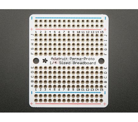 Adafruit Perma-Proto Quarter-sized Breadboard PCB - Single Adafruit