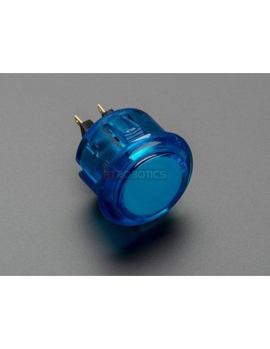 Butão Arcada (Arcade Button) - 30mm Translucido Azul Adafruit
