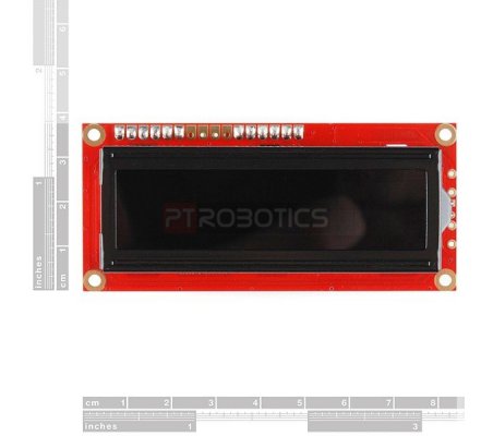 SparkFun Serial Enabled 16x2 LCD - Branco on Black 3.3V Sparkfun