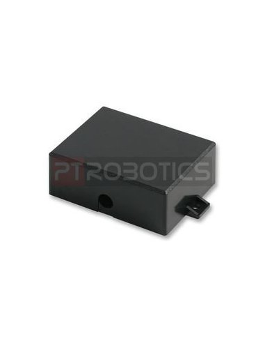 Flanged Black ABS Enclosure 88X68X33mm | Caixas de Aparelhagem
