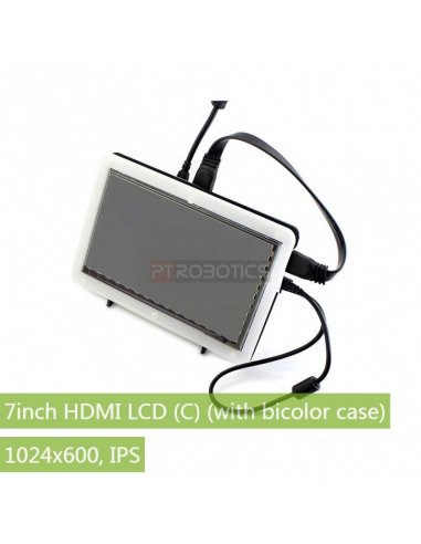7inch HDMI LCD (C) + Bicolor case Waveshare