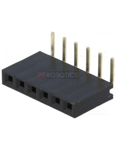 PCB Socket 6Pin 90º Single Row | Headers e Sockets