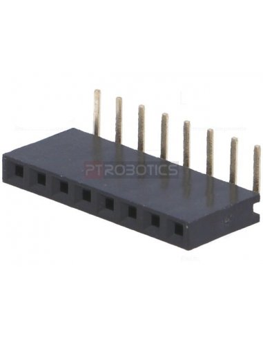 PCB Socket 8Pin 90º Single Row