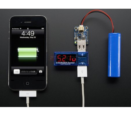 USB Charger Doctor - In-line Voltage and Current Meter Adafruit
