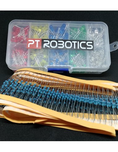 PTRobotics Led and Resistor Kit - 600pcs