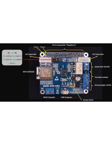 RASP-ARD - Raspberry, Arduino e ESP8266