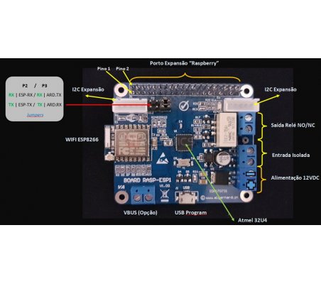 RASP-ARD - Raspberry, Arduino e ESP8266