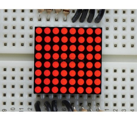 Miniature 8x8 Vermelho LED Matrix Adafruit
