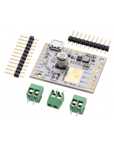 Tic T834 USB Multi-Interface Stepper Motor Controller | Motor - Pontes H
