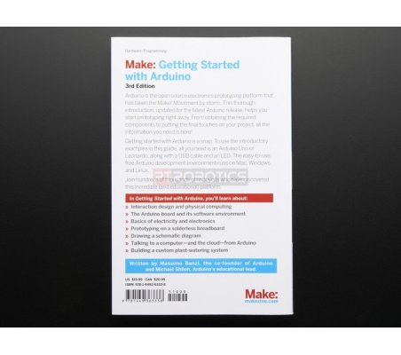 Getting Started with Arduino By Massimo Banzi - 3rd Edition Adafruit