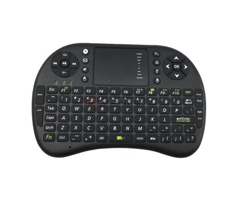 Mini 2.4G Multi-functional Wireless Keyboard For Raspberry Pi - Black