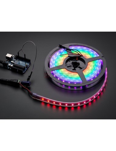 NeoPixel Digital RGB LED Strip - Black 60 LED - 1m - Black Adafruit
