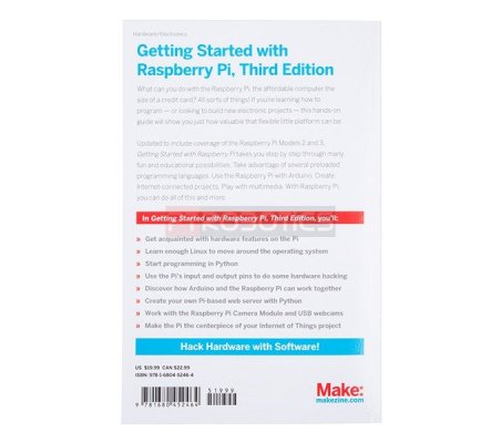 Make: Getting Started with Raspberry Pi - 3rd Edition Sparkfun