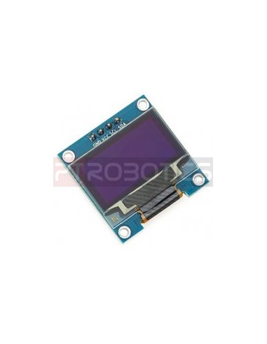 0.96inch OLED 128X64 Azul e Amarelo w/ SPI/I2C interfaces and vertical pinheader 4pin