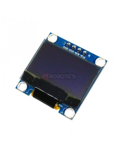 0.96inch OLED 128X64 Branco w/ SPI/I2C interfaces and vertical pinheader 4pin