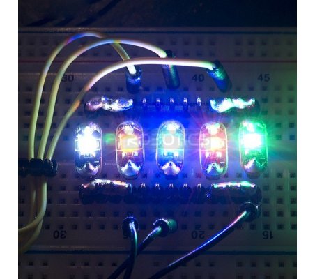LilyPad LED Branco (5pcs) Sparkfun