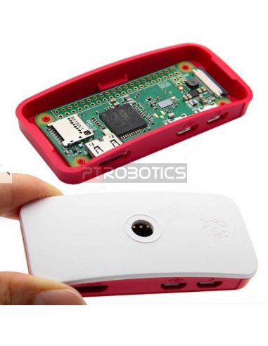 Official Raspberry Pi Zero Vermelho & Branco Case