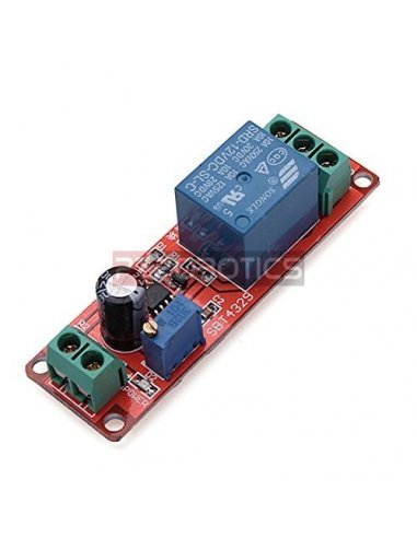 Delay Timer Switch Adjustable 0-10sec w/ NE555 Electrical Input 12V 10A