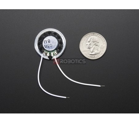 Mini Metal Speaker w/ Wires - 8 ohm 0.5W Adafruit