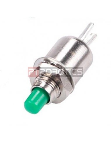 Push Button Momentary SPST 0.5A 125VAC 5mm - Verde