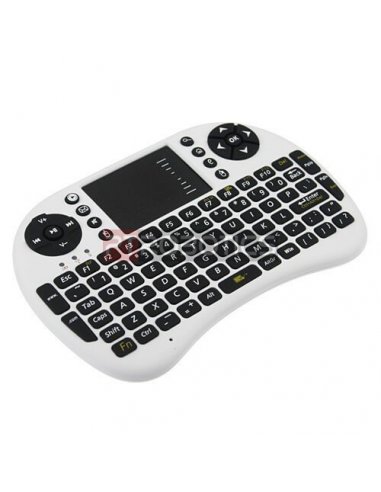 Mini 2.4G Multi-functional Wireless Keyboard For Raspberry Pi - Branco