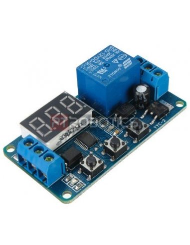 Programmable Timer 12V Relay Module w/ Display | Relés
