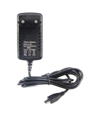 Micro USB power supply adapter 5V 3A Black