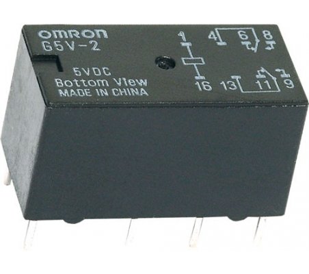 Omron G5V-2 12VDC Relay DPDT 2A 12Vdc