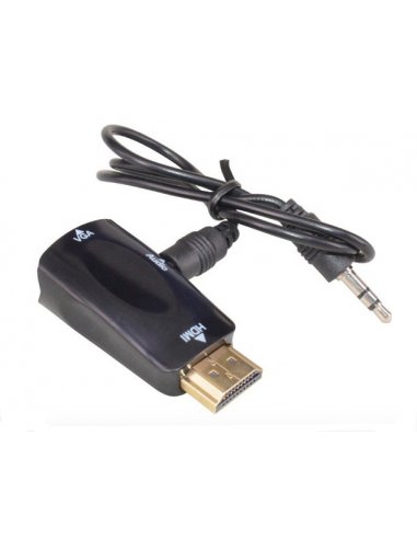 HDMI to VGA w/ audio adapter