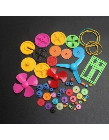 55 Type Colorful Plastic Gear Kit | Acessórios para Robótica