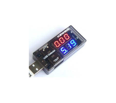 Dual USB Charger Digital Voltmeter Ammeter