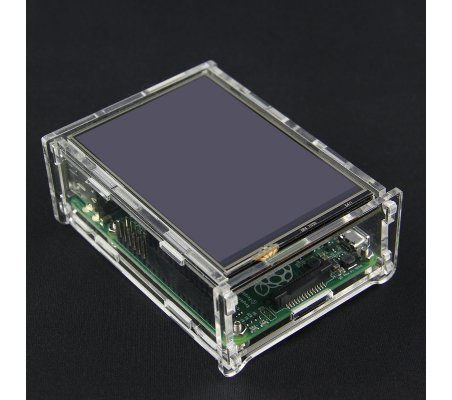 Acrylic Case for Raspberry Pi 3.5inch LCD Display