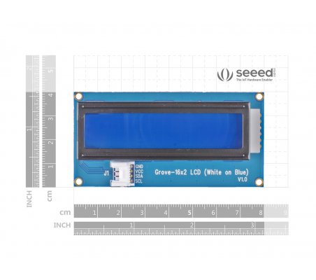 Grove - 16 x 2 LCD (Branco on Blue)