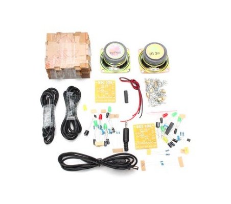 Kit DIY Mini Amplificador com Caixa de Acrílico 65x65x70mm