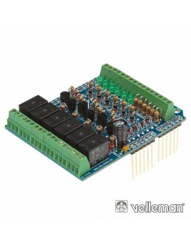 Velleman VMA05 I/O Shield for Arduino® | Relé Arduino