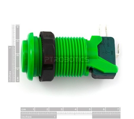 Concave Button - Verde