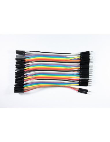 Premium Female/Male Jumper Wires 100mm - Pack of 40