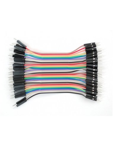 Premium Male/Male Jumper Wires 100mm - Pack of 40