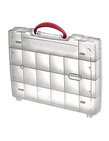 21 Compartment Storage Box 56x325x255mm - Transparent