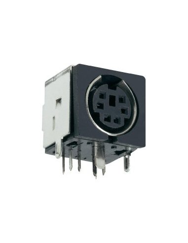 Mini DIN Socket 6Pin PCB | DIN