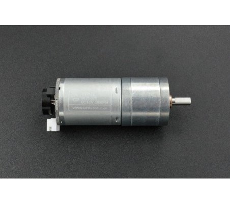 Metal DC Geared Motor w/Encoder - 6V 100RPM 6.5Kg.cm