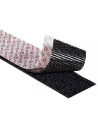 Velcro Strip Black 5cm - 10cm