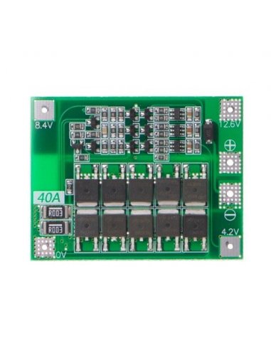 18650 Lithium Battery BMS Protection Board 3S 11.1V 12.6V 40A