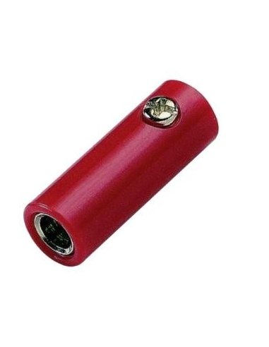 4mm Banana Socket for Cable - Vermelho | Teste e Medida