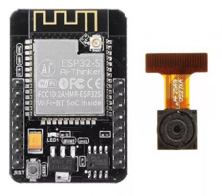 ESP32-CAM WiFi and Bluetooth Module w/ Camera OV2640 2MP