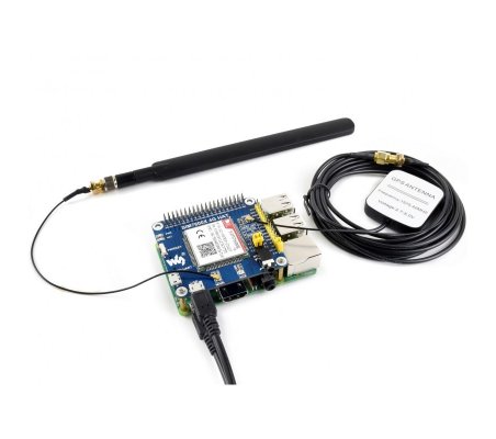 4G/3G/2G/GSM/GPRS/GNSS HAT for Raspberry Pi, LTE CAT4