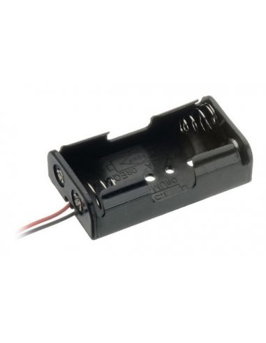 Battery Holder 2xAA Wire Leads