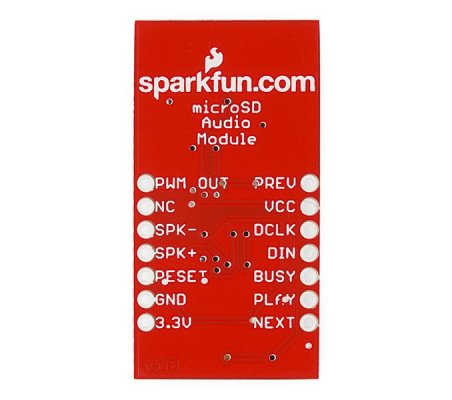 SparkFun Audio-Sound Breakout - WTV020SD