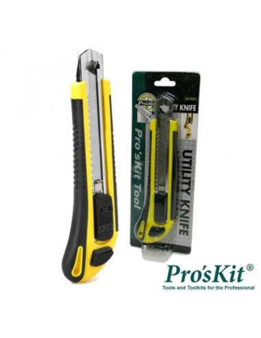 Pro'sKit DK-2039 Utility Knife w/ 3 Blades Self Loading