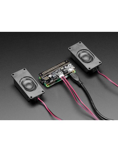 Adafruit I2S 3W Stereo Speaker Bonnet for Raspberry Pi - Mini Kit | HAT | Placas de Expansão Raspberry Pi